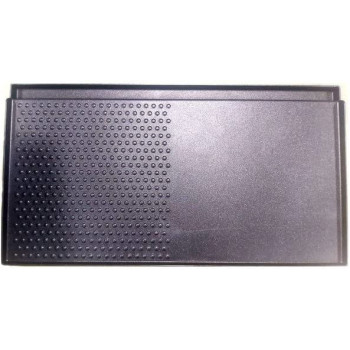Pamchal Double Burner Korean Bbq Tray Humburger Tray For Double Burner Camping Stove Top Barbeque Grill Pan Black