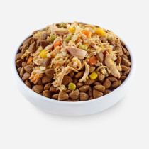 Applaws 156g Taste Toppers in Broth Chicken with Vegetables Wet Dog Food Tin, Pack of 12