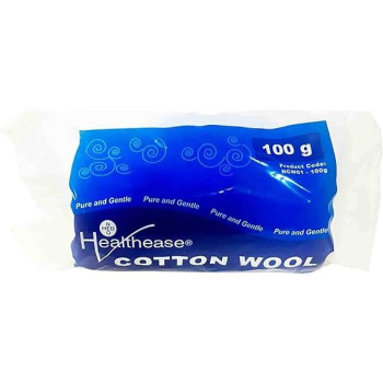Healthease Cotton Wool Roll, Pure, Soft And Gentle, 100 G