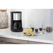 Moulinex Coffee Machine, Subito Filter Coffee Maker, 1.25 L, 10 To 15 Cups, Anti Drip System, 30 Min Keep Warm Function, FG370827, Black, 1 Year Warranty